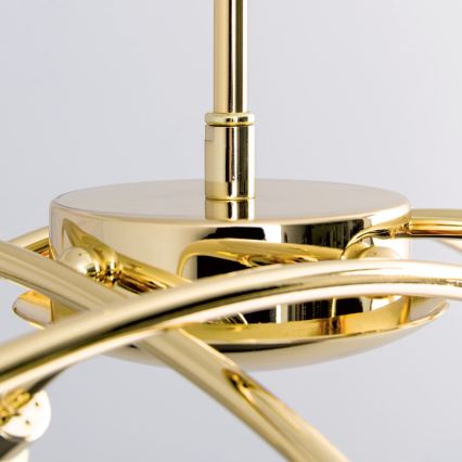 Lestenec na drogu CARLA 8xG9/28W/230V zlata