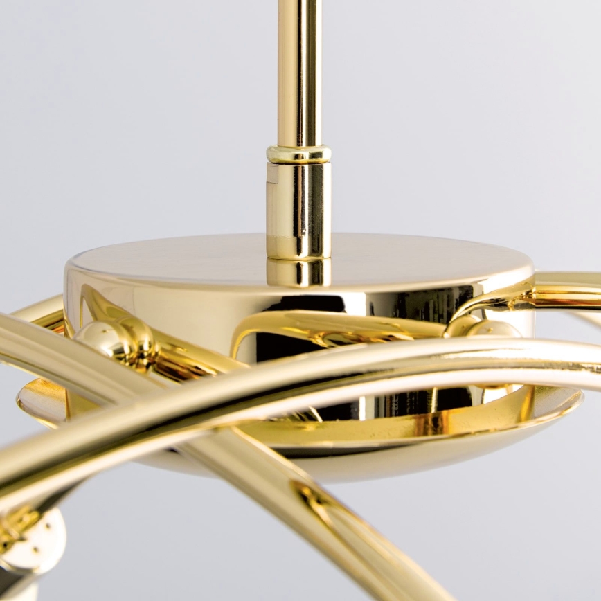 Lestenec na drogu CARLA 8xG9/28W/230V zlata