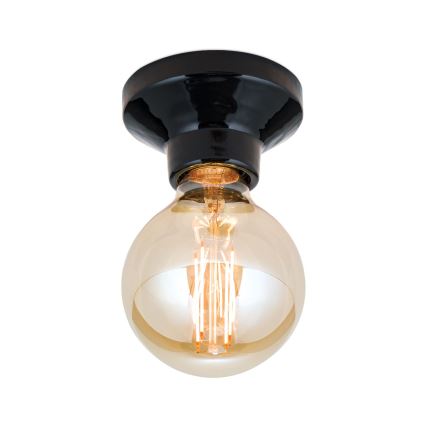 Stropno svetilo FROST 1xE27/60W/230V, črne barve