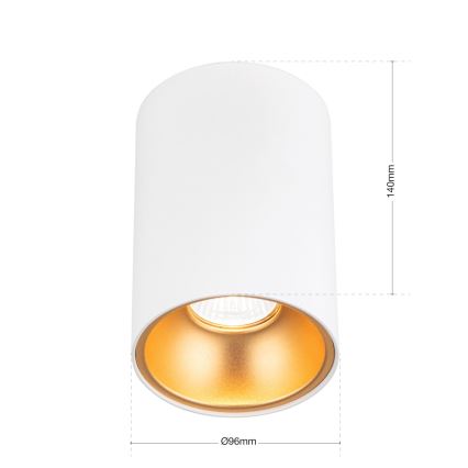 Smerna svetilka STARLIGHT 1xGU10/50W/230V bela/zlata