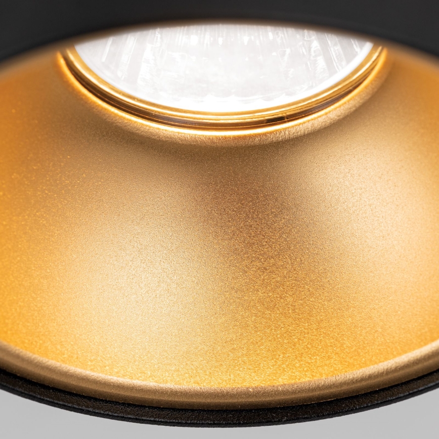 Točkovna svetilka STARLIGHT 1xGU10/50W/230V črna/zlata