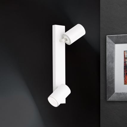 Točkovna svetilka SEAN 2xGU10/13W/230V bela