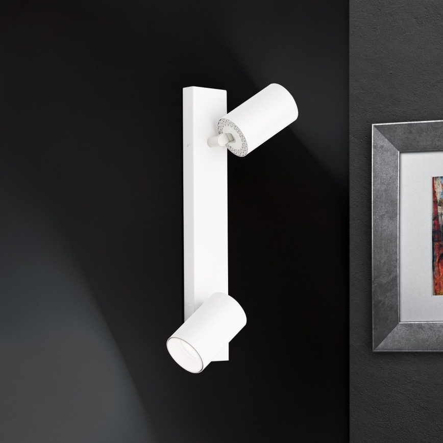 Točkovna svetilka SEAN 2xGU10/13W/230V bela