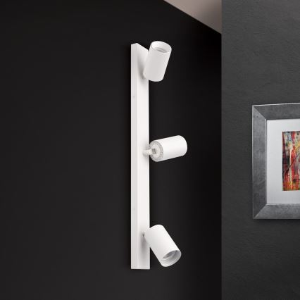 Smerna stropna svetilka SEAN 3xGU10/13W/230V bela