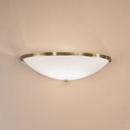 Stenska svetilka AIDA 1xE14/40W/230V bron/patina