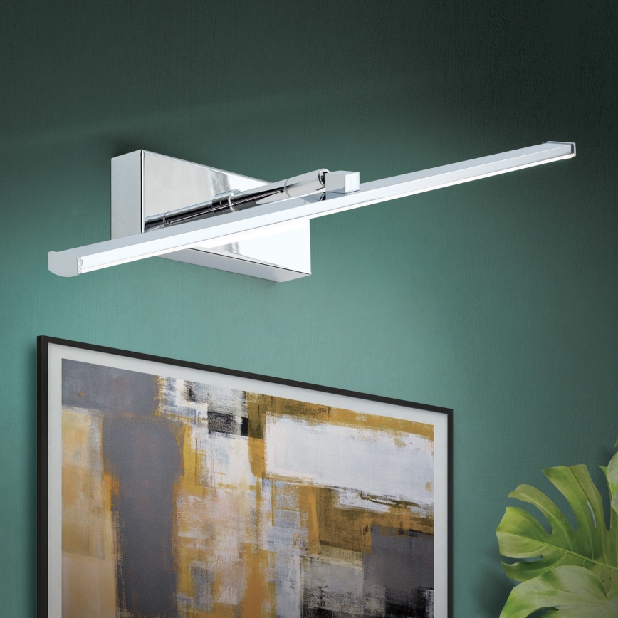 LED Svetilka za slike PUBLIO LED/10W/230V 50 cm sijajni krom