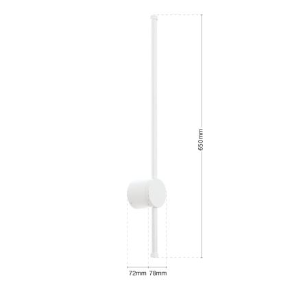 LED Kopalniška luč za osvetlitev ogledala FERDINAND LED/12W/230V IP54 bela
