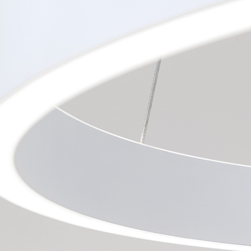 LED zatemnjevalni lestenec na kablu KOLK LED/60W/230V 2700/3000/4000K premer 60 cm bela