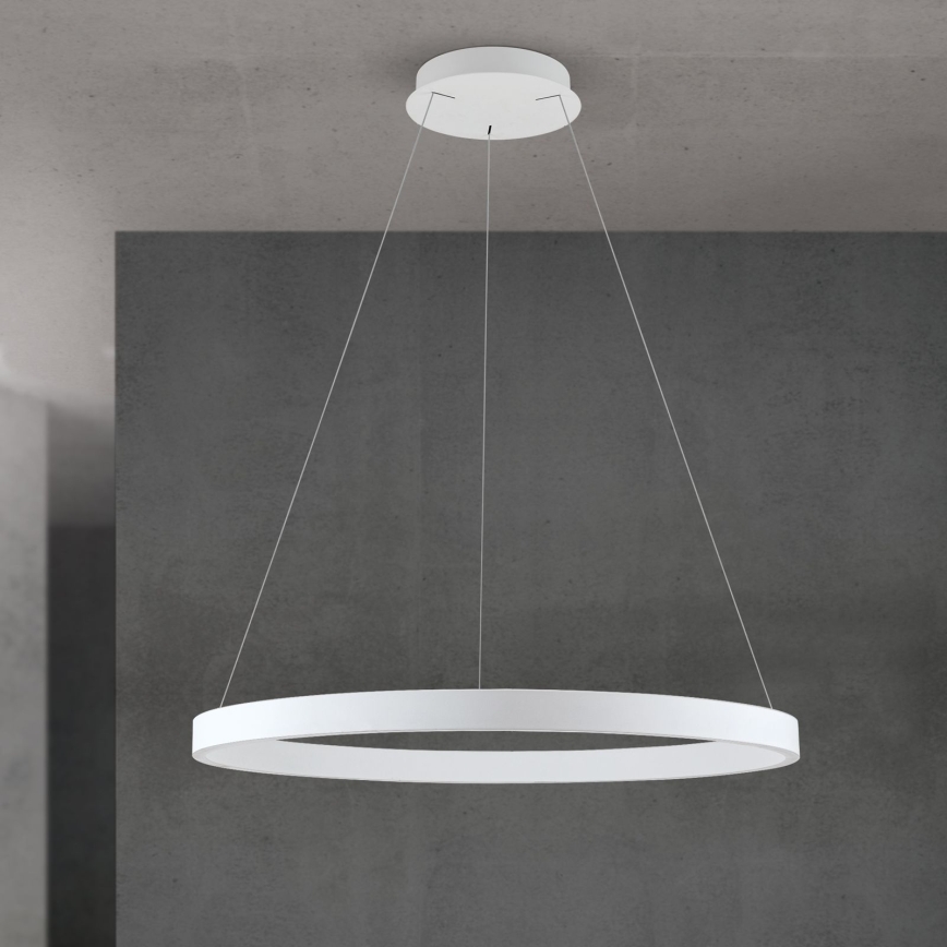 Orion - zatemljiv LED lestenec na vrvici KOLK LED/80W/230V 2700/3000/4000K premer 80 cm bela