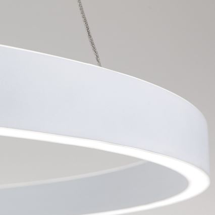 Orion - zatemljiv LED lestenec na vrvici KOLK LED/80W/230V 2700/3000/4000K premer 80 cm bela
