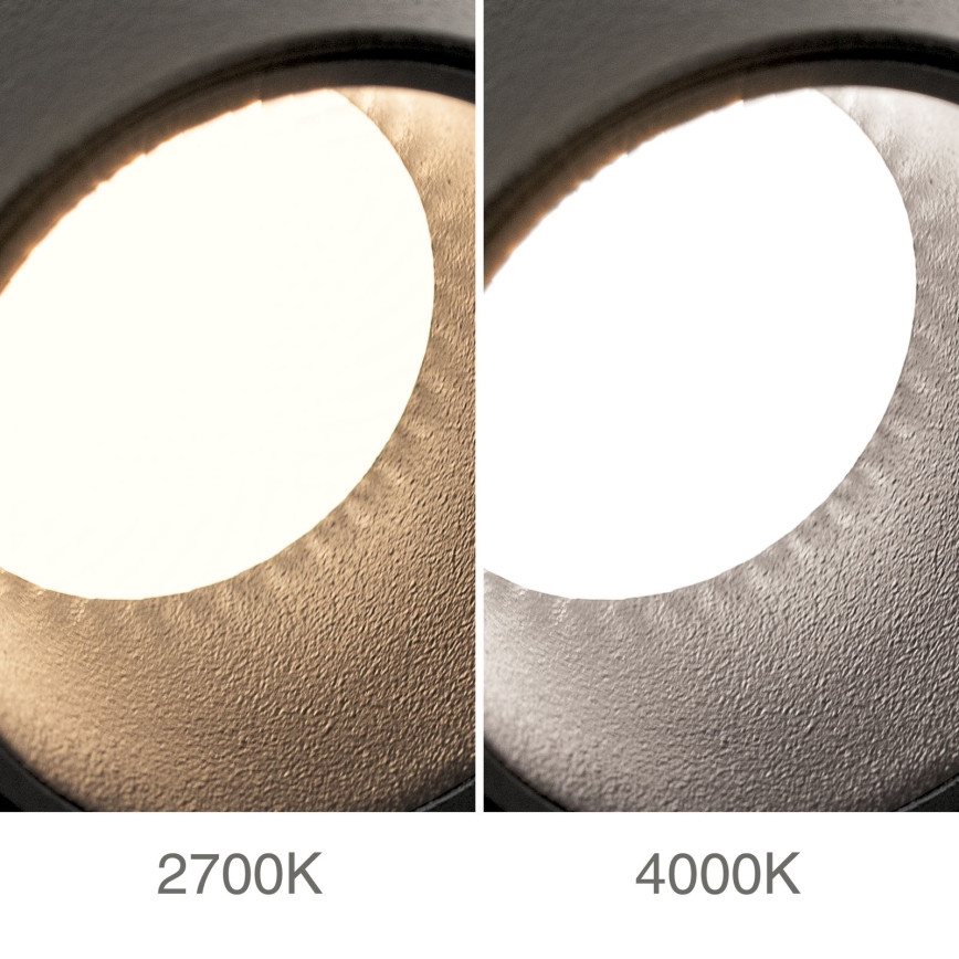 LED zatemnjiva polnilna stenska točkovna svetilka na dotik LUXY LED/1W/5V 2200 mAh 2700/3000/4000K črna