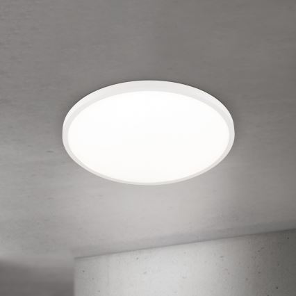Zatemnjiva stropna LED svetilka DISC, 46 W, 230 V, 2700/3000/4000 K, Ø 60 cm, bela