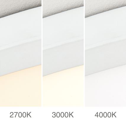 Zatemnjiva stropna LED svetilka DISC, 46 W, 230 V, 2700/3000/4000 K, Ø 60 cm, bela