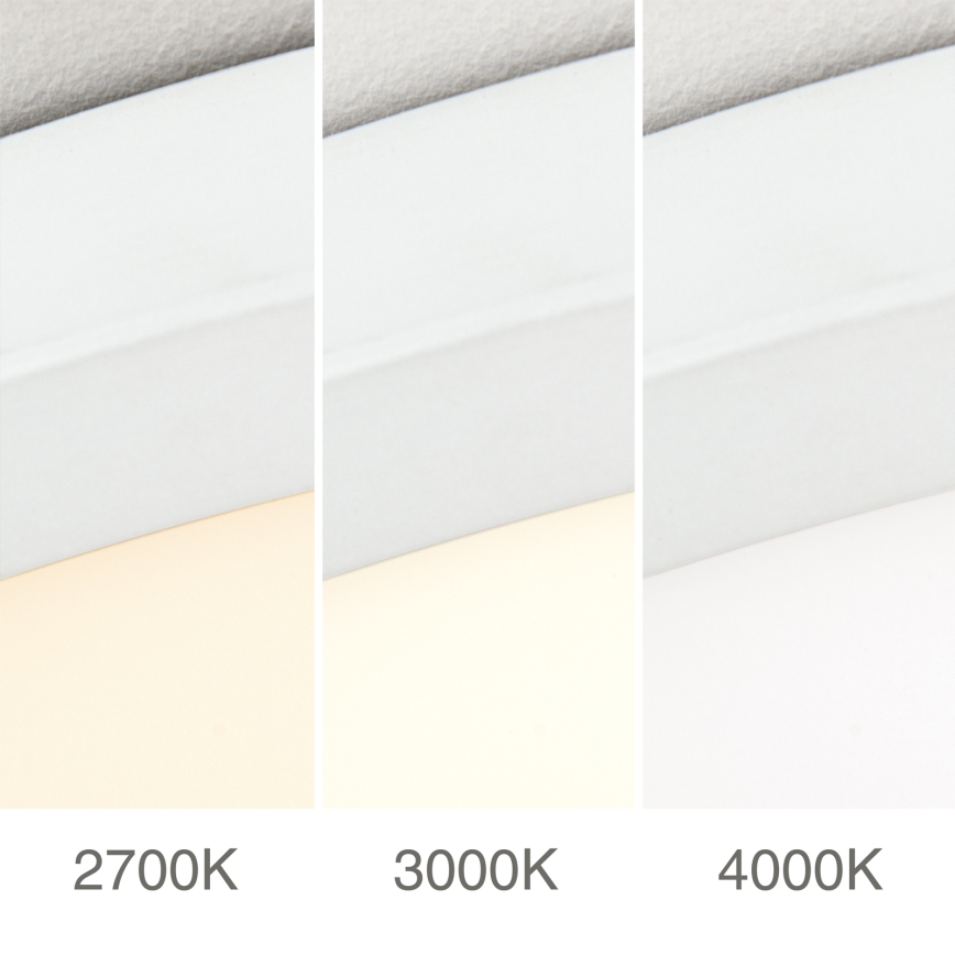 Zatemnjiva stropna LED svetilka DISC, 46 W, 230 V, 2700/3000/4000 K, Ø 60 cm, bela