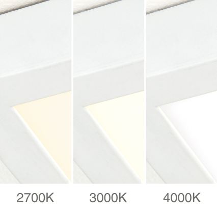 LED zatemnjiva stropna svetilka DISC LED/30W/230V 2700/3000/4000K 39x39 cm bela