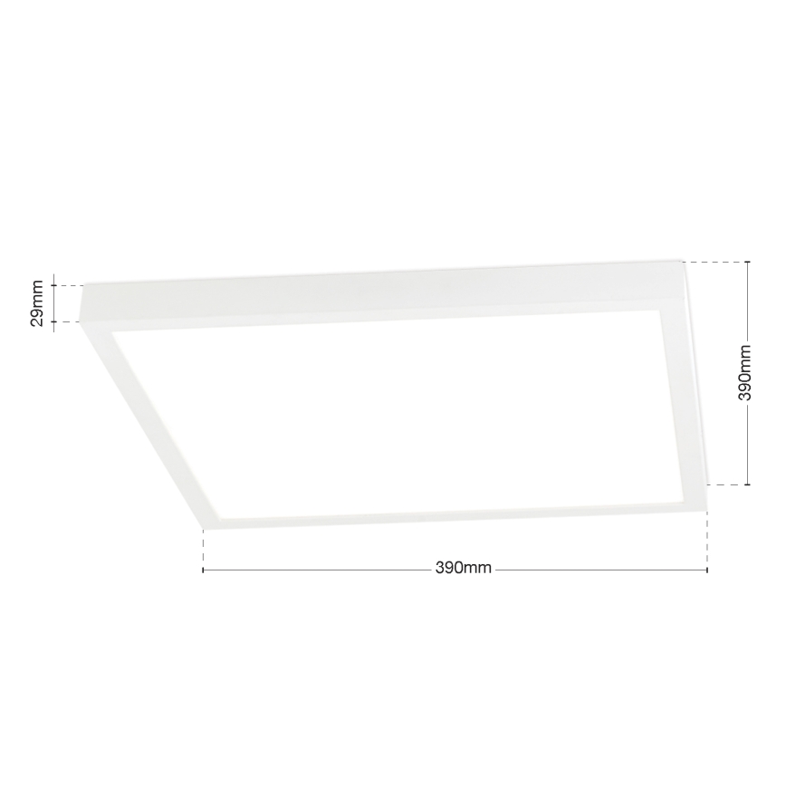 LED zatemnjiva stropna svetilka DISC LED/30W/230V 2700/3000/4000K 39x39 cm bela