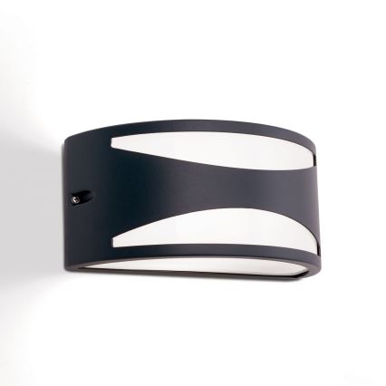 Zunanje stensko svetilo SHELL 1xE27/40W/230V IP54 antracitno