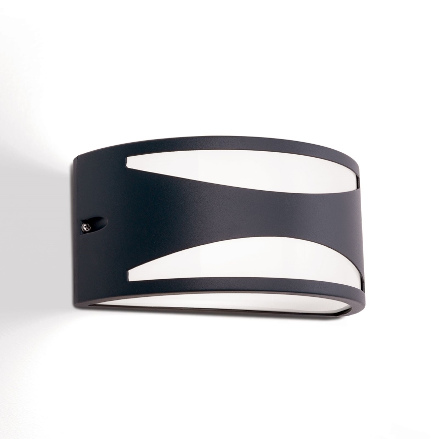 Zunanje stensko svetilo SHELL 1xE27/40W/230V IP54 antracitno