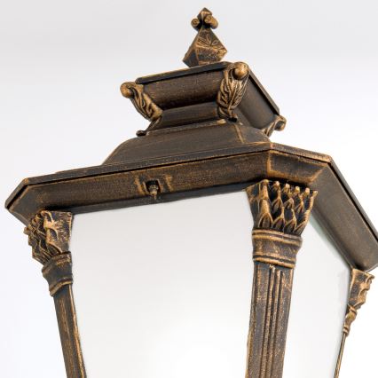 Zunanja svetilka AIKO 1xE27/60W/230V 240 cm IP23 bronza/patina