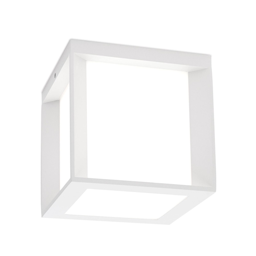 Zunanja svetilka HENRY 1xE27/15W/230V 16x16 cm IP44 bela