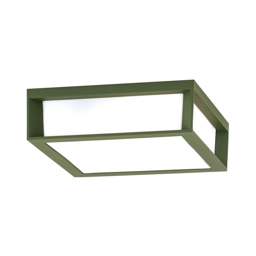 Zunanja svetilka HENRY 2xE27/15W/230V IP44 zelena