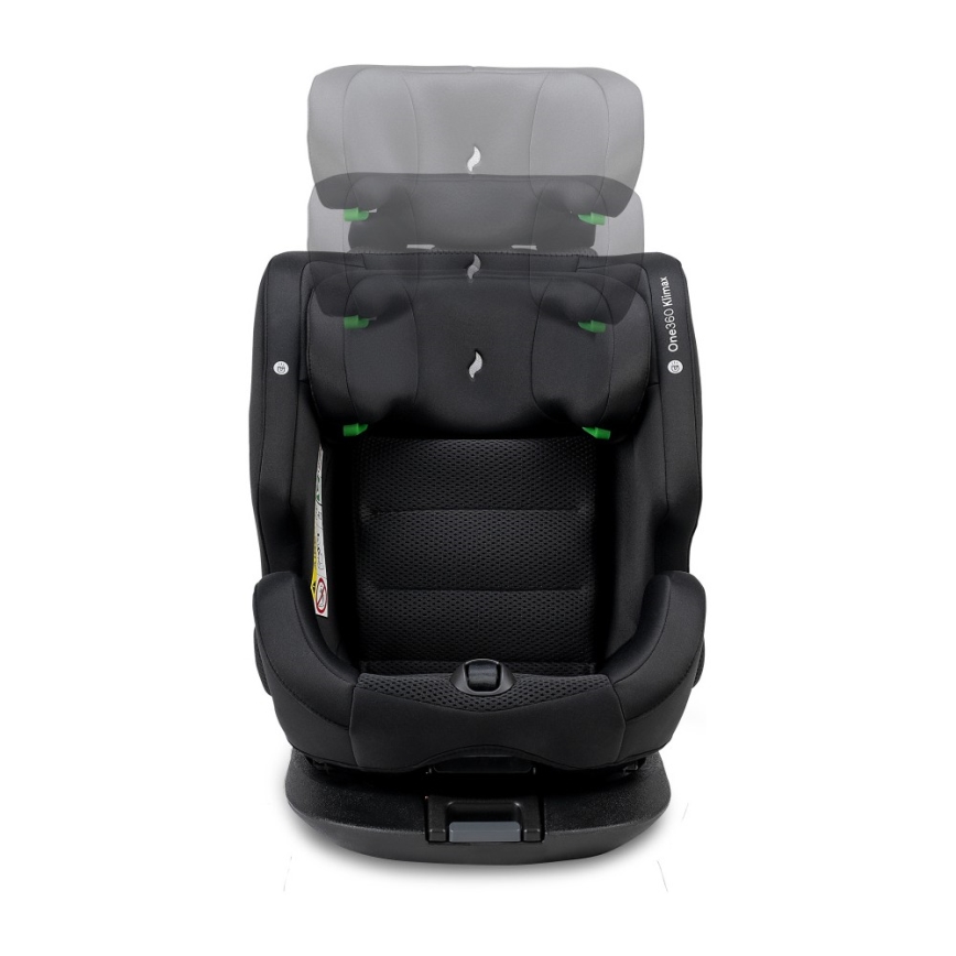 OSANN - Avtosedež ONE 360 Klimax i-Size 40-150 cm popolnoma črn