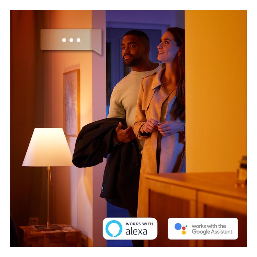 Osnovni komplet Philips Hue STARTER KIT 2xE27/9W + naprava za povezovanje 2700K