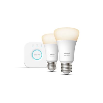 Osnovni komplet Philips Hue STARTER KIT 2xE27/9W + naprava za povezovanje 2700K