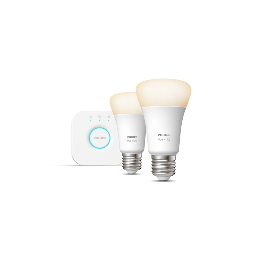 Osnovni komplet Philips Hue STARTER KIT 2xE27/9W + naprava za povezovanje 2700K