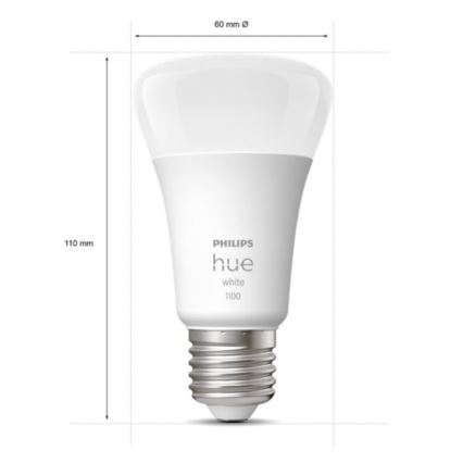 Osnovni komplet Philips Hue WHITE 3xE27/9,5W 2700K + Hue Bridge in zatemnilno stikalo
