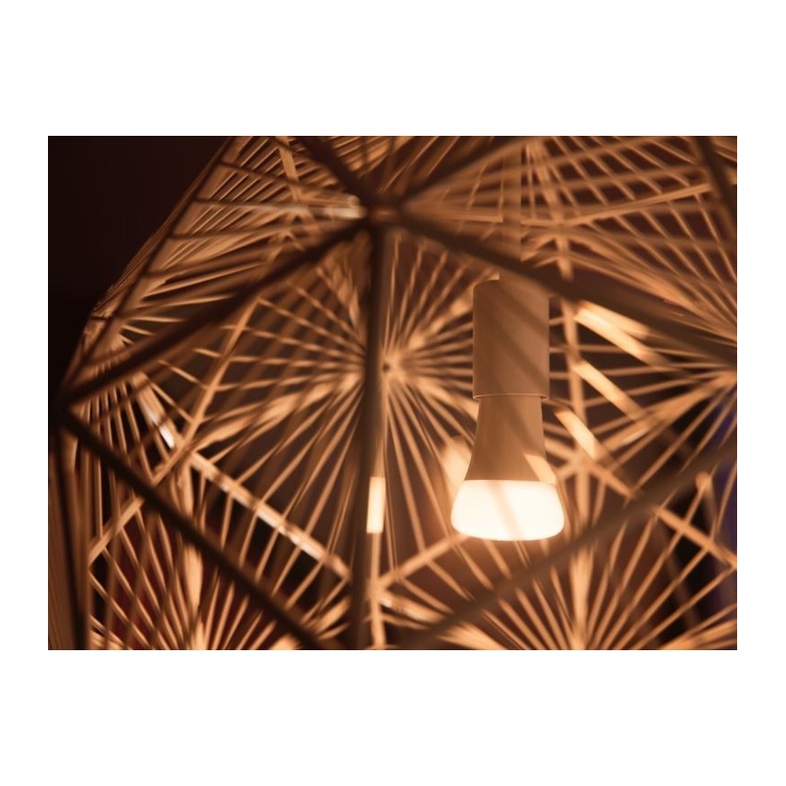 Osnovni komplet Philips Hue WHITE AMBIANCE 2xE27/8W/230V + Hue bridge in stikalo za zatemnjevanje