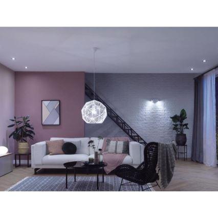 Osnovni komplet Philips Hue WHITE AMBIANCE 2xE27/8W/230V + Hue bridge in stikalo za zatemnjevanje