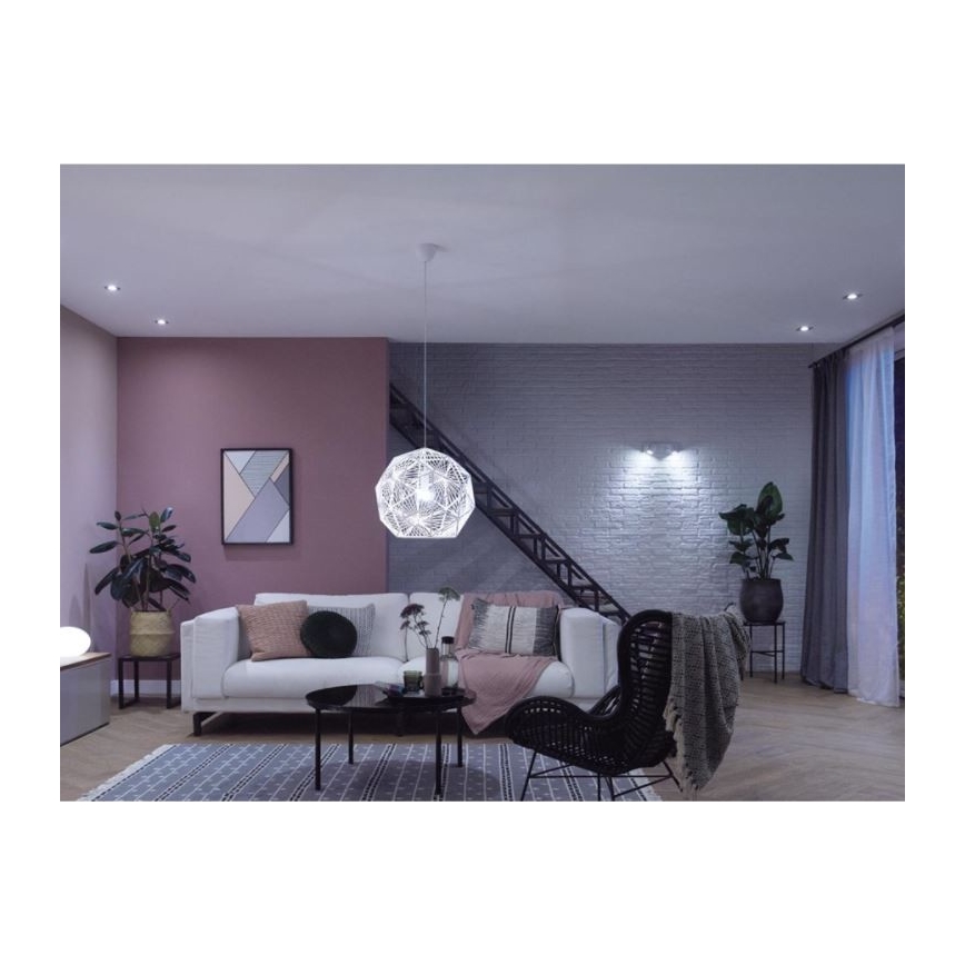 Osnovni komplet Philips Hue WHITE AMBIANCE 2xE27/8W/230V + Hue bridge in stikalo za zatemnjevanje