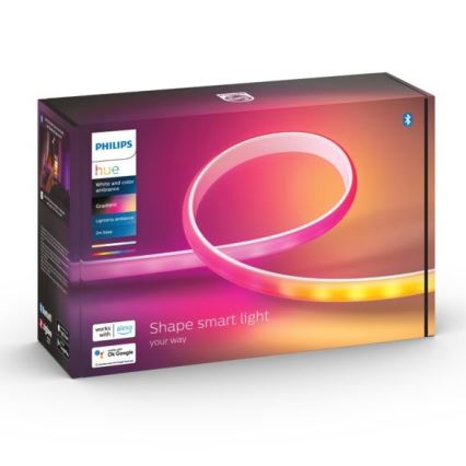 Osnovni set - LED RGBW Zatemnitveni trak Philips Hue WHITE AND COLOR AMBIANCE LED/20W/230V 2 m