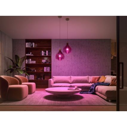 Osnovni set Philips Hue WHITE AND COLOR AMBIANCE 2xE27/9W/230V 2000-6500K + povezovalna naprava