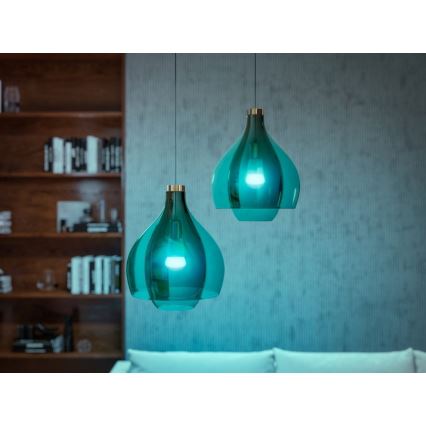 Osnovni set Philips Hue WHITE AND COLOR AMBIANCE 2xE27/9W/230V 2000-6500K + povezovalna naprava