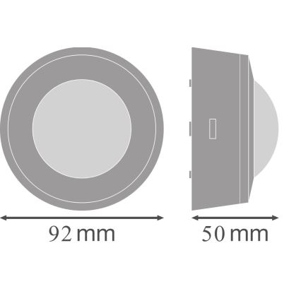 Osram - Infrardečni senzor gibanja 230V IP44 bel