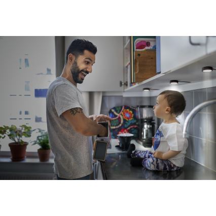 Osram - Komplet 3x LED svetilk za pod omarico UNDERCABINET LED/3W/230V 3000K črna