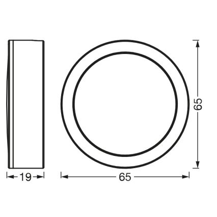 Osram - Komplet 3x LED svetilka za pod omarico UNDERCABINET, LED/3W/230V, 3000K, bela