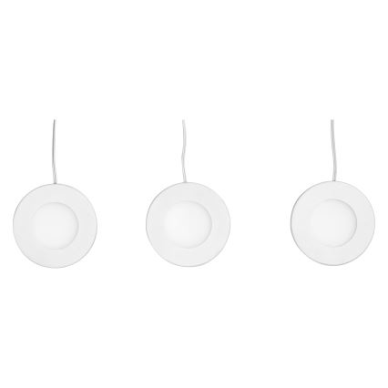 Osram - Komplet 3x LED svetil za pod omarico UNDERCABINET LED/8,5W/230V 3000K bela