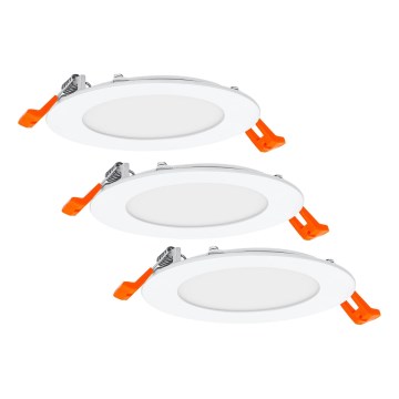 Osram - Komplet 3x LED vgradna stropna svetilka SPOT LED/8W/230V 3000K premer 12 cm bela