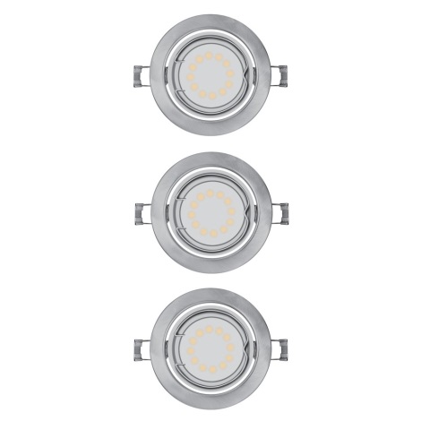 Osram - KOMPLET 3x LED Vgradna svetilka 3xGU10/3W/230V