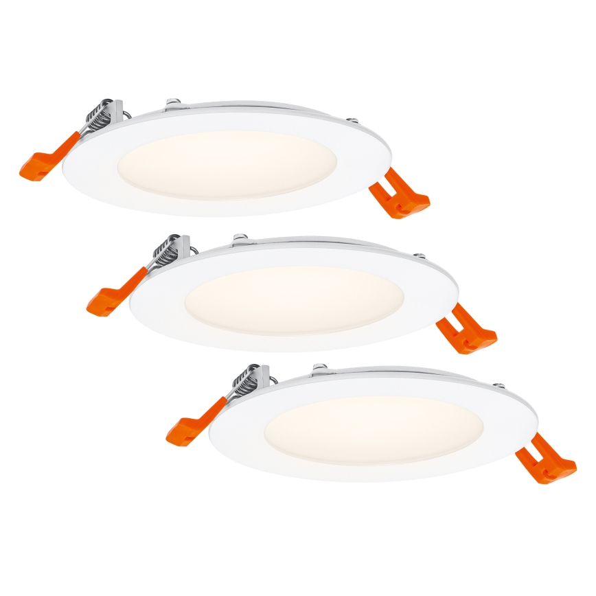Osram - Komplet 3x LED vgradna stropna svetilka SPOT LED/8W/230V 3000K premer 12 cm bela