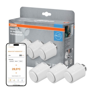 Osram - Komplet 3x termostatskih glavic SMART+ 3x AA Wi-Fi