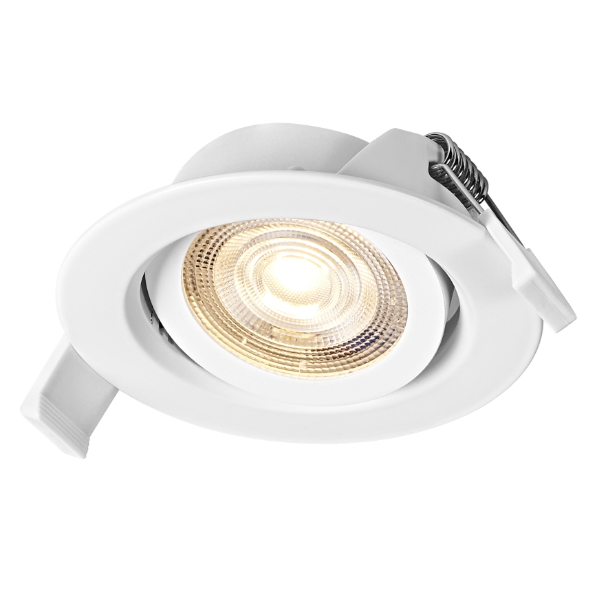 Osram - Komplet 3x vgradna stropna LED svetilka SPOT z možnostjo zatemnitve LED/4,9W/230V 2700K premer 8,7 cm bela