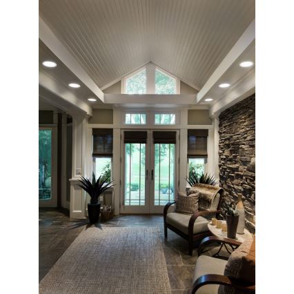 Osram - Komplet 6 vgradnih stropnih LED svetilk ESSENTIAL LED/18W/230V, 4000 K, premer 22 cm, bela