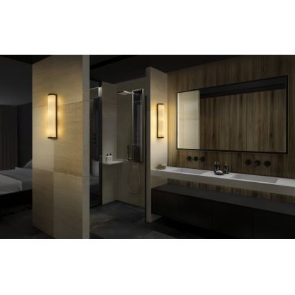 Osram - Kopalniško stensko svetilo BATHROOM CLASSIC 3xE14/12W/230V IP44 črna