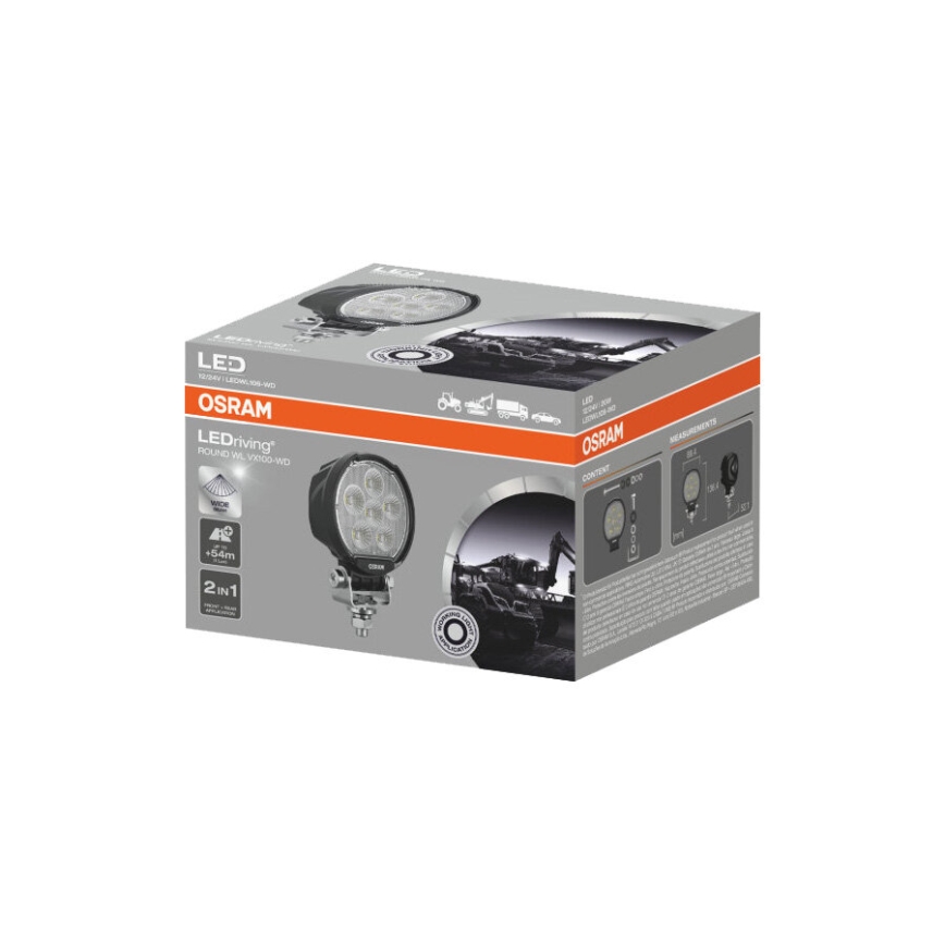 Osram - LED točkovna svetilka za avtomobil LEDRIVING WL VX100-WD LED/20W/12/24V IP69 6000K