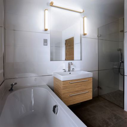 Osram - LED kopalniško svetilo za ogledalo z možnostjo zatemnitve ORBIS TUBE LED/12W/230V 3000/4000K 60 cm IP44 rjavo