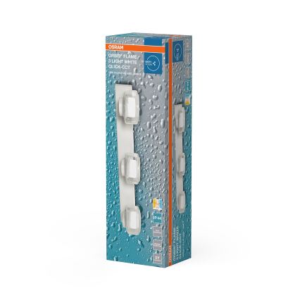 Osram - LED kopalniško stensko svetilo ORBIS FLAME 3xLED/5,5W/230V 3000/4000K IP44 bela